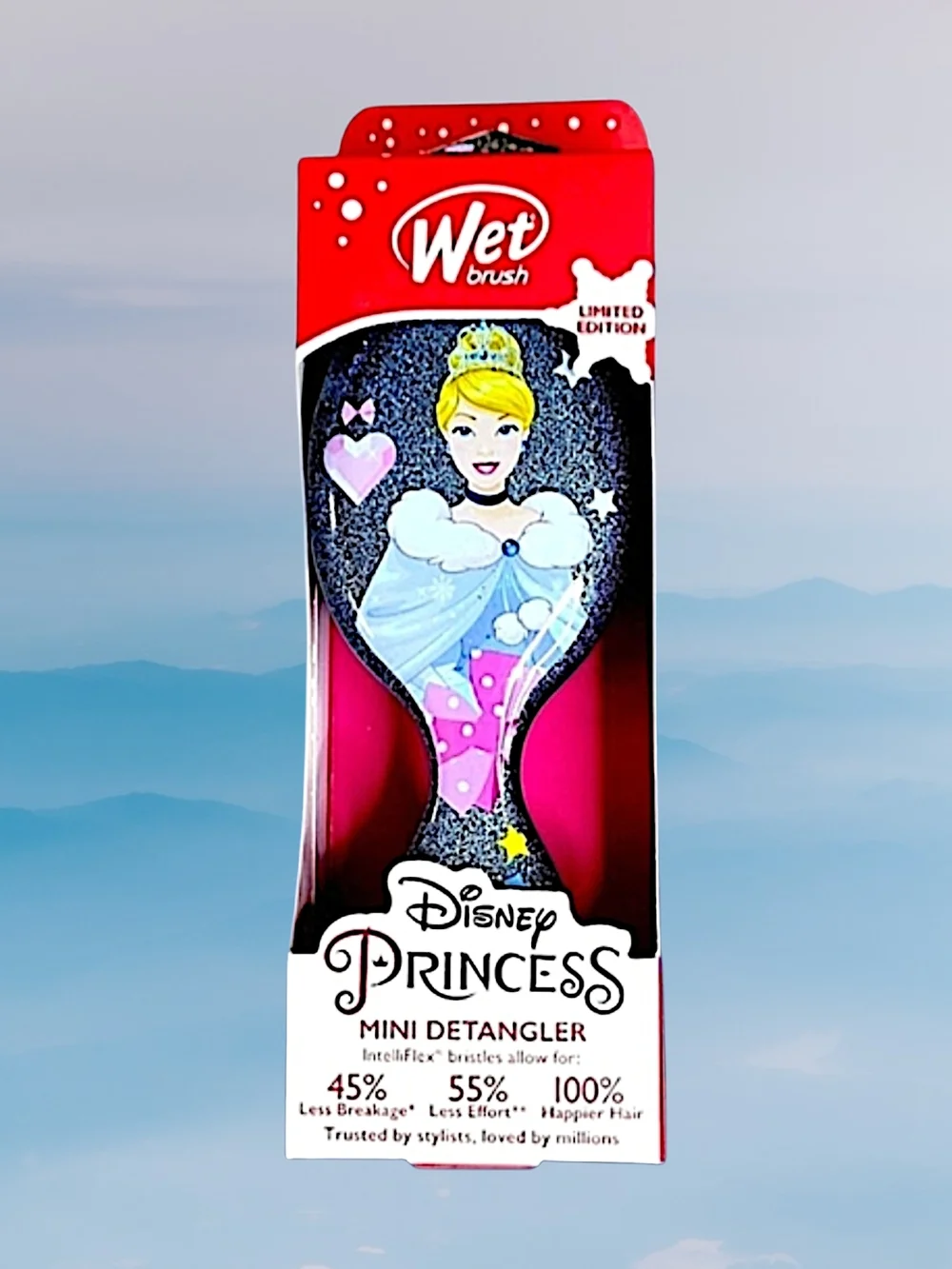 Disney Princess Mini Detangler - Pink & Light Blue